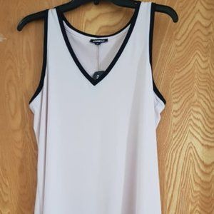 Pink and Black tank top Express NWT